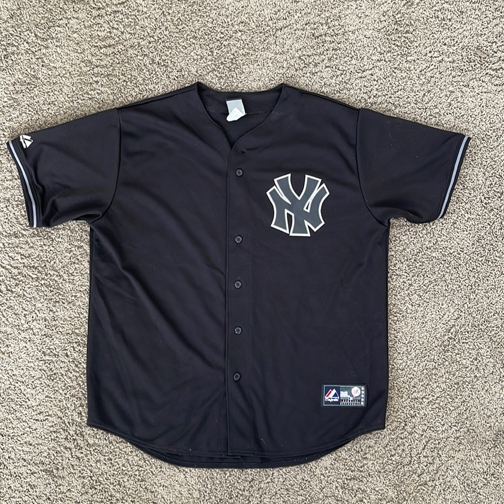 Majestic Black New York Yankees Jersey Men's XL